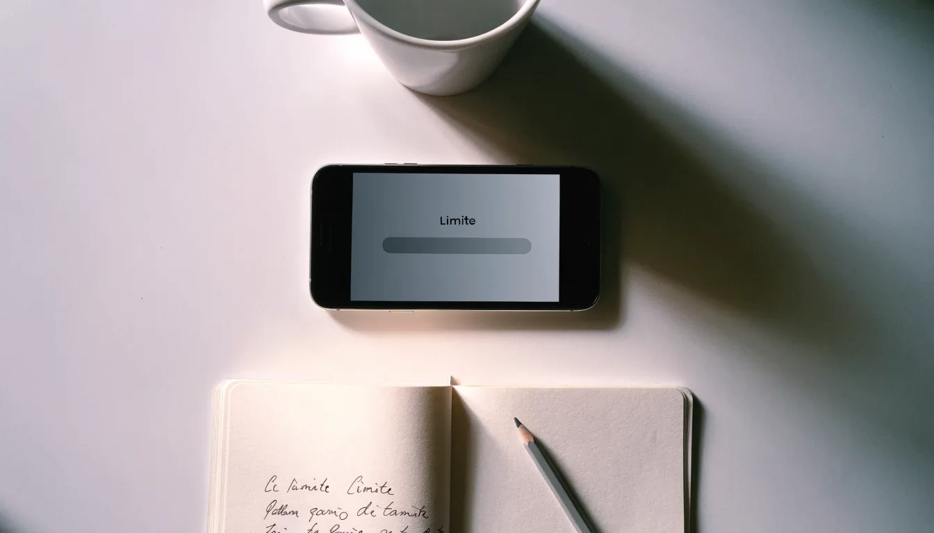 Un documento di identità appoggiato accanto a uno smartphone con un timer sullo schermo, su un tavolo da cucina
